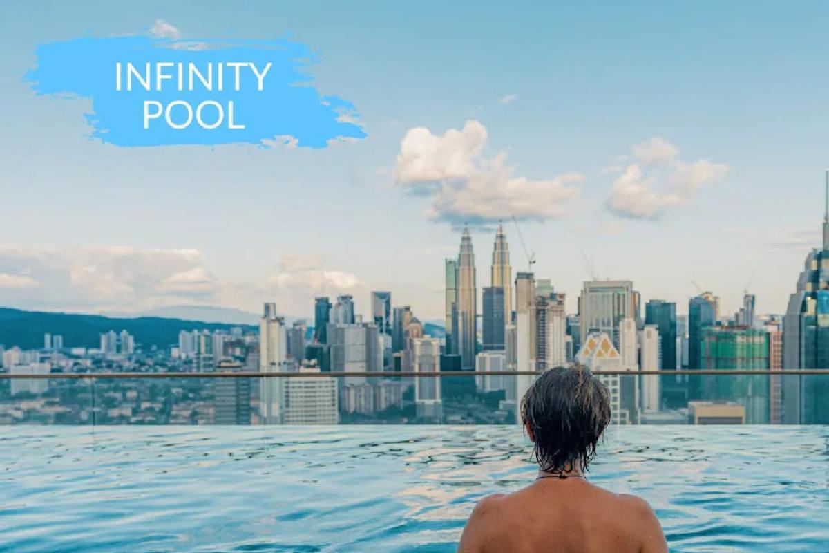 Skypool Kl Free Infinity Pool Over Kuala Lumpur Hostel Exterior photo